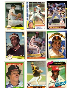 Major League Baseball Lot Of 18 Mostly 1980’s Stars Rookies HOF Henderson- Rose - Picture 1 of 2