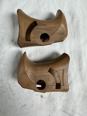 Shimano Brake Lever Hoods, Brown Rubber, Model Unknown - Image 1 of 4