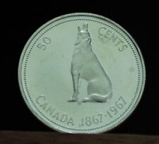 CANADA 1967  FIFTY CENTS ¤ UNCIRCULATED ¤ 80% SILVER ¤