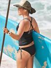Athleta Cross Strap Tankini Top Black, S, Swim Surf Paddle Board Beach