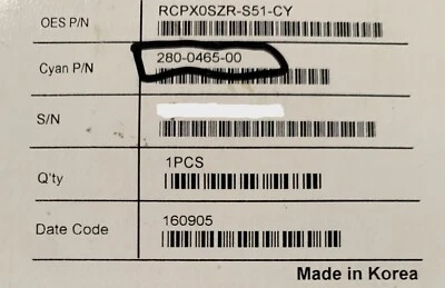 CYAN 280-0465-00 NEW!!! 10GigE-10GBASE-CWDM-LC SINGLE MODE (WE BUY TELECOM!!!) - Image 1 of 3