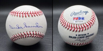 Duke Snider SIGNED ROMLB Baseball HOF Brooklyn LA Dodgers PSA/DNA AUTOGRAPHED - Image 1 of 3