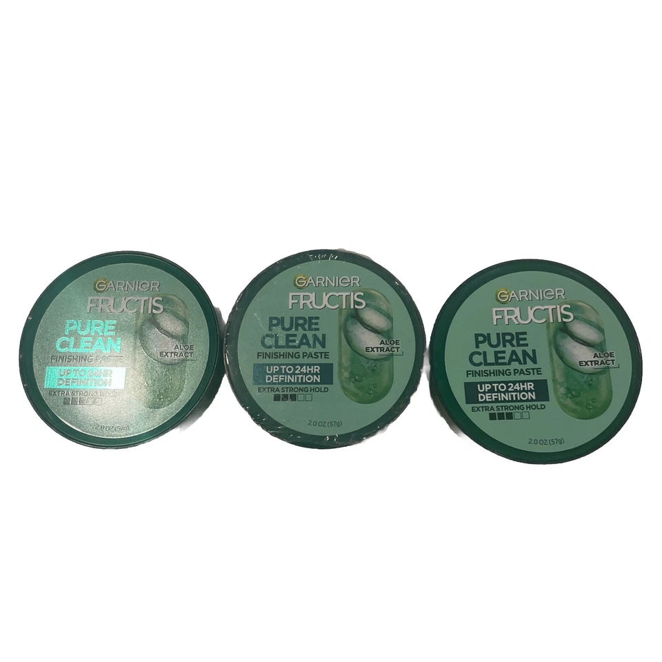 Новая паста 3 Garnier Fructis Pure Clean Finishing Paste Extra Strong Hold 2 унции - Изображение 1 из 1