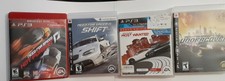 PS3 Need For Speed Lot of 4 Most Wanted, Hot Pursuit & Shift, Undercover