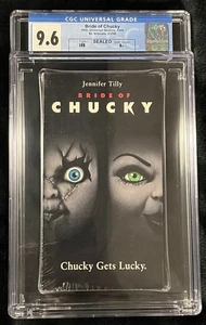 1998 Bride of Chucky VHS SEALED CGC 9.6 SEAL A+ - Bild 1 von 4