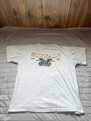 Camisa vintage de una sola puntada Buffalo New York XXL Foto 1 de 4