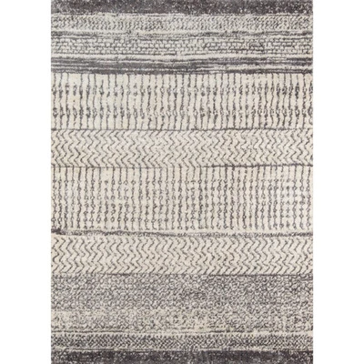 Alfombra contemporánea Momeni Lima mezcla de poliéster marfil 2' x 3' Foto 1 de 4