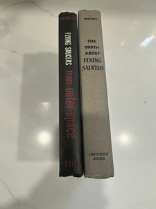 1956 The Truth About Flying Saucers Michel 1953 Keyhoe Flying Saucers 1st Eds!! - Bild 1 von 16