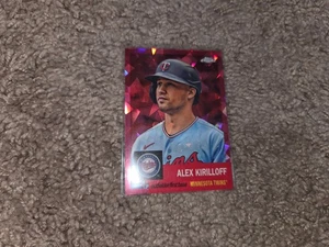 B28: 2022 cromo aniversario fucsia refractor atómico/100 Alex Kirilloff - Imagen 1 de 5