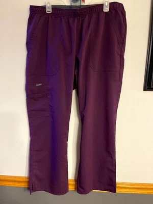 Sanibel Scrubs Women's scrub pants Dark purple size XL Straight leg - Image 1 of 4