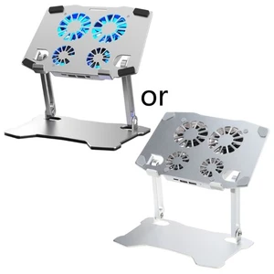 X16 Tablet Stand with Cooling Fan Bracket Aluminum Alloy Laptop Notebook Holder - Afbeelding 1 van 8
