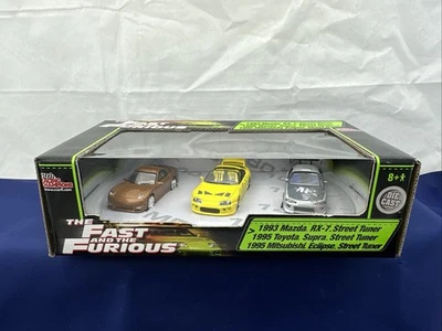The Fast And The Furious 马自达、丰田和三菱汽车 全新带盒 Supra Eclipse RX-7 — 第 1/4 张图片