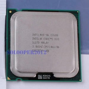 Intel Core 2 Duo E7600 SLGTD SLGTN 3.06 GHz CPU LGA 775 1066 MHz CPU Processor - Picture 1 of 1