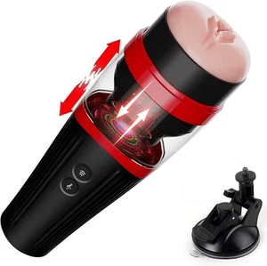 Male Masturbaters Automatic HandsFree Rotating Cup Thrusting Stroker Men Sex Toy - Picture 1 of 6