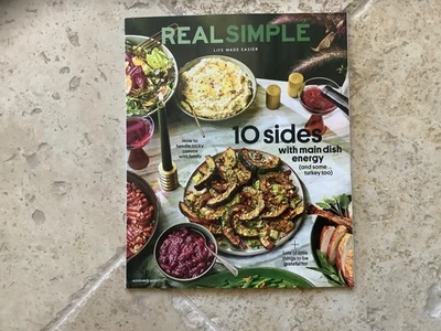 Real Simple Magazine November 2025 10 sides with main dish energy + More - Image 1 of 4