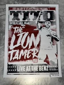 Der Löwenbändiger - Tito Villalba von Iron Tooth signiertes Poster /100 Atlanta United - Bild 1 von 7