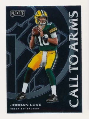 2020 Panini Playoff Call to Arms Jordan Love RC #CA-20 Green Bay Packers - Image 1 of 2