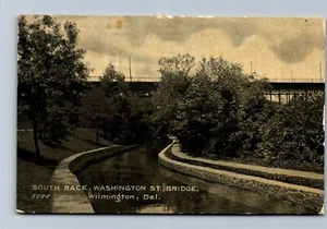 Vintage Postcard South Race Washington Street Wilmington Delaware DE Posted 1907 - Picture 1 of 3