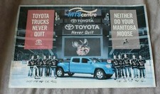 Manitoba Moose 2007 MTS Centre Toyota RARE AHL 10 Hockey Stars PROMO Poster FN