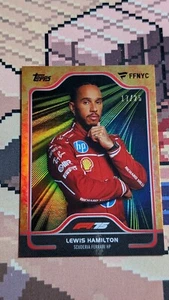 Exclusivité Topps Fanatics Fest 2025 F1 Lewis Hamilton /25 - NY Tranche Orange - Photo 1/2