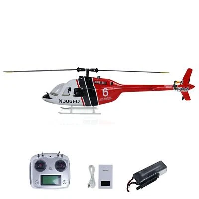 RC Scale Army Helicopter FLYWING 206 V3 RTF Smart Drone Toy Brushless Motor GPS - Image 1 of 4