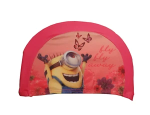 Gorro de baño niños Minions rosa gorro de baño NUEVO - Imagen 1 de 1