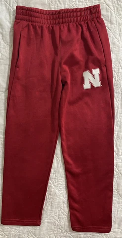 Gen2 Youth Nebraska Cornhuskers Athletic Sweatpant, Fleece Interior, Medium 5/6 Cover