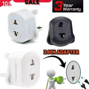 2 Pin to 3 Pin UK Battery Charger Adaptor Plug for Shaver & Oral-B Toothbrush ✅ - Picture 1 of 15