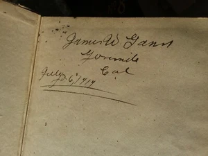 10 VNTG Books SIGNED JAMES W. GANN YOSEMITE NATIONAL PARK HISTORY Cali Paper Eph - Picture 1 of 8