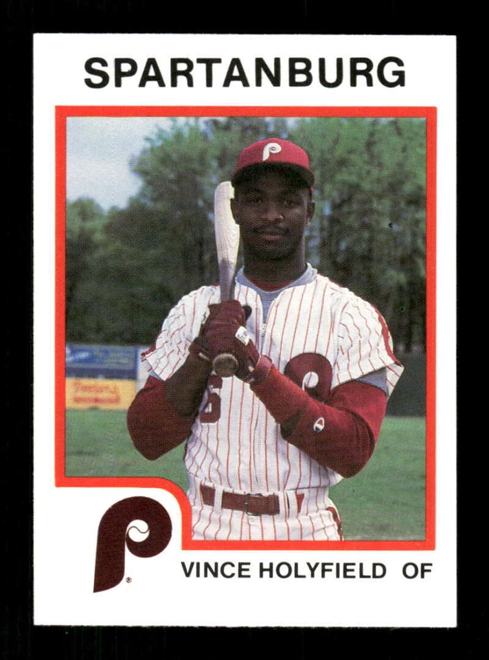 1987 ProCards Spartanburg Phillies 1809 Vince Holyfield BXCP30 - Image 1 of 2