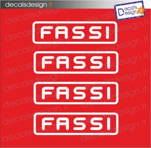 Kit adesivi scritte per gru Fassi 4 pezzi da 64 cm di lunghezza - Imagen 1 de 1