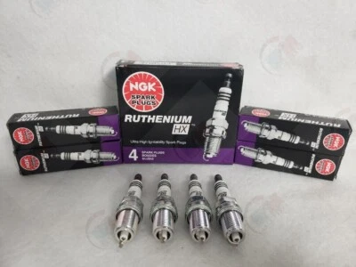 NGK RUTHENIUM HX Spark Plugs FR5AHX 95839 Set of 4 - Image 1 of 4