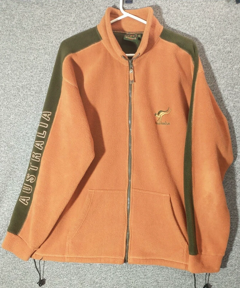 Australia Jacket Mens Polar Fleecy Antipilling Jacket XL Hiking Outdoors travel - Image 1 of 4