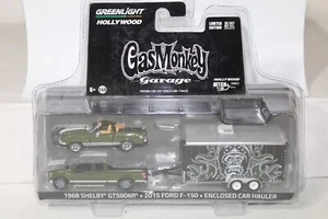 GREENLIGHT Hollywood Hitch & Tow Gas Monkey Garage Shelby GT500 F-150 Car Hauler - Picture 1 of 1