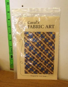 CAROL SWOPE Fabric Art craft kit Port Clinton sewing pattern Ohio cloth strip - Picture 1 of 2