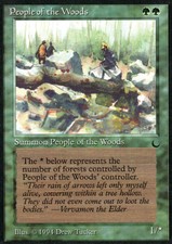 People of the Woods | EX | The Dark | Magic MTG