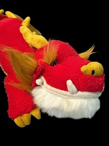 Peluche Jellycat London Red & Gold Festival Dragon Capodanno Cinese 2024 21" Nuovo con etichette - Foto 1 di 9
