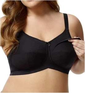 Elila 2-Ply Cotton Maternity Support Nursing Softcup Plus Sizes 42H 44K - Picture 1 of 6