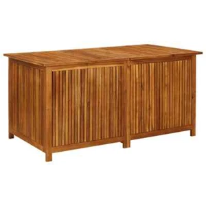 NNEVL Garden Storage Box 150x80x75 cm Solid Wood Acacia - Picture 1 of 5