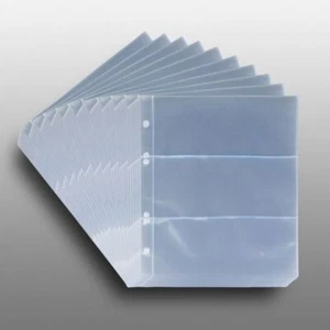 100 Prophila banknote envelopes, 3-part, for 3 banknotes each up to approx. 180 - Foto 1 di 1