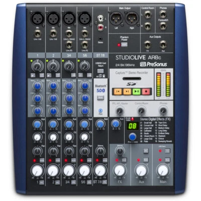 PreSonus StudioLive AR8c 8 channel USB C Compatible Audio Interface Analog Mixer - Image 1 of 4