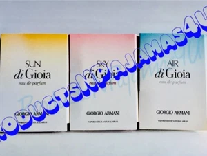 LOT of 3~Giorgio Armani ACQUA DI GIOIA SKY~SUN~AIR ~Eau de Parfum.05oz SAMPLE - Picture 1 of 1