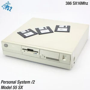 IBM PS/2 PERSONAL SYSTEM/2 MODEL 55 SX COMPUTER 386 SX 16MHZ COMPUTER PC SX16 - Bild 1 von 13