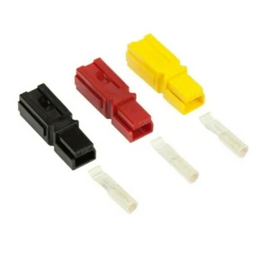 POWAKADDY FIT LITHIUM BATTERY REPLACEMENT CONNECTORS RED BLACK YELLOW + CONTACTS - Picture 1 of 5