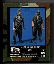 VERLINDEN 676 - GERMAN ENGINEERS WWII (2 Figures) - 1/35 RESIN KIT NUOVO
