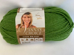 Hilo marca León Vanna's Choice Kelly verde acrílico 170 yardas tejer ganchillo artesanía - Imagen 1 de 4