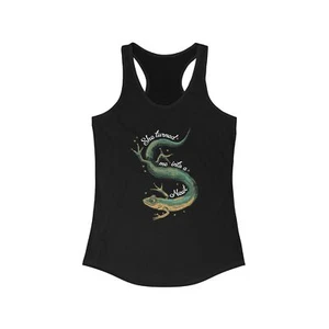Camiseta sin mangas She Turned Me Into A Newt para mujer espalda deportiva - Imagen 1 de 3