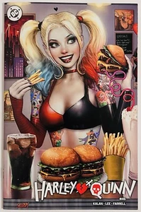 HARLEY QUINN #45 Nathan Szerdy Exclusive Diner Tattoo Trade Variant 2024 DC - Imagen 1 de 5