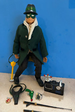 1966 Ideal Captain Action Figure w/GREEN HORNET accessories + RING