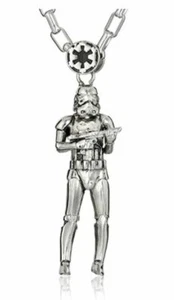NEW Star Wars by Han Cholo Unisex Stormtrooper Pendant Necklace 30" - Picture 1 of 4